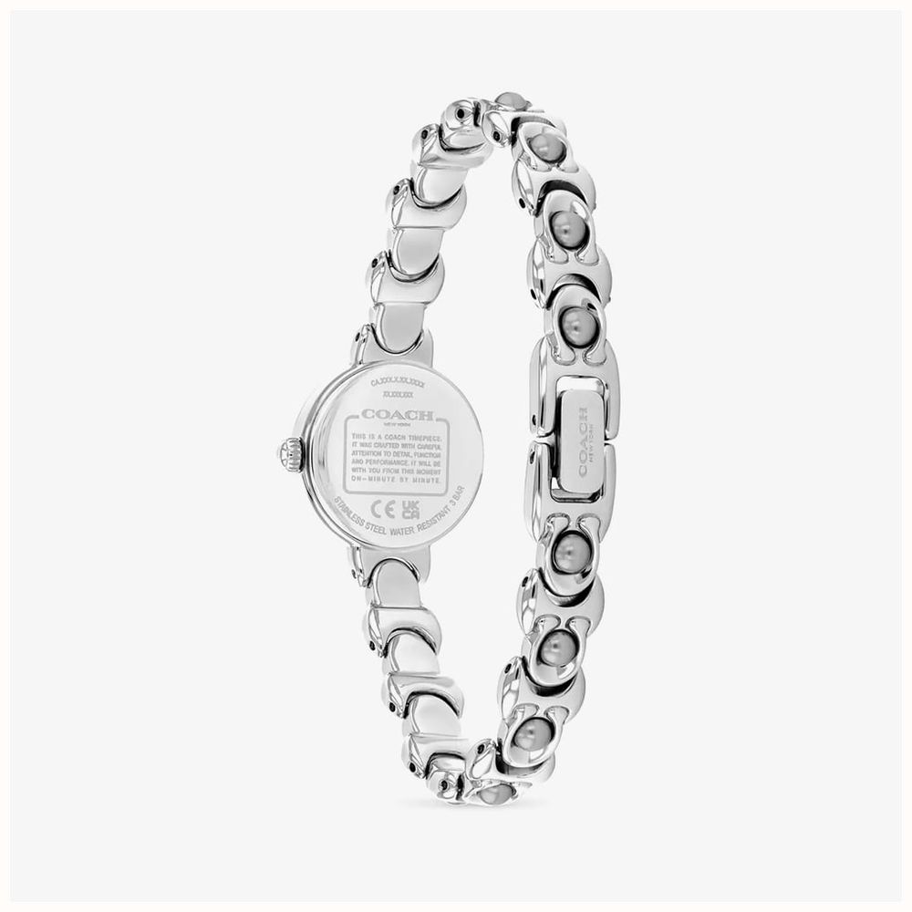 Coach Ladies Iris Mother of Pearl Dial Pearl Bracelet Watch 14504698 - alternate view 3