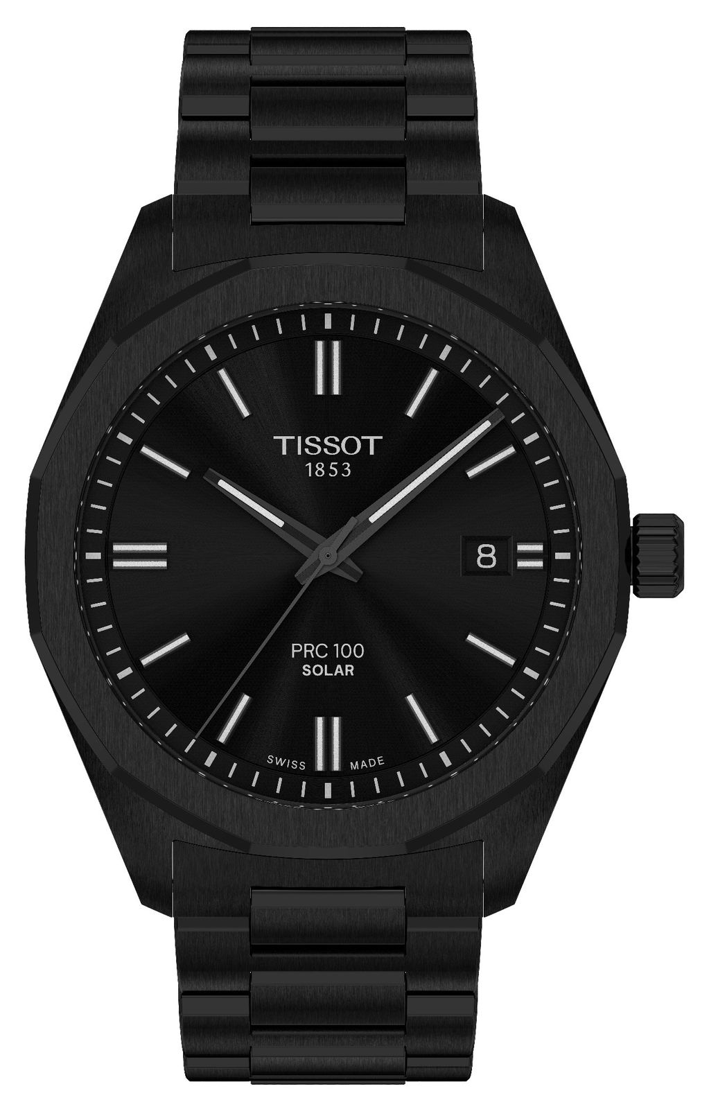 Tissot T1514223305100 PRC 100 Solar (39mm) Black Dial / Watch