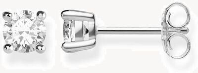 Thomas Sabo Sterling Silver White Studs 0.5cm H1965-051-14