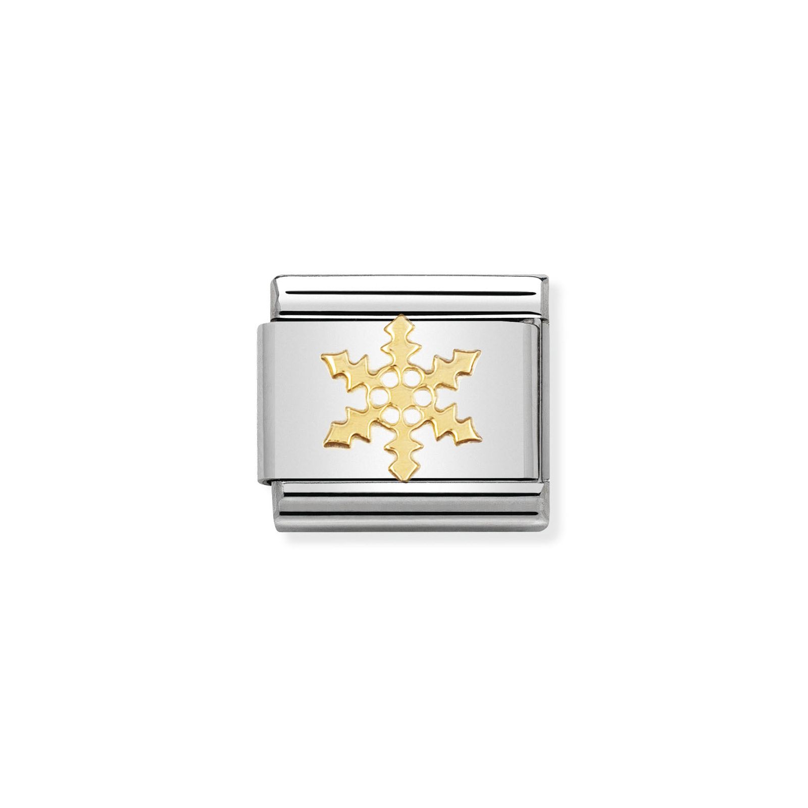 Nomination 030109/14 Classic Snowflake 18ct Gold & Steel Jewellery