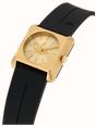 Adidas RETRO POP FOUR (31mm) Gold Dial / Black Silicone Strap AOSY26503 - alternate view 2