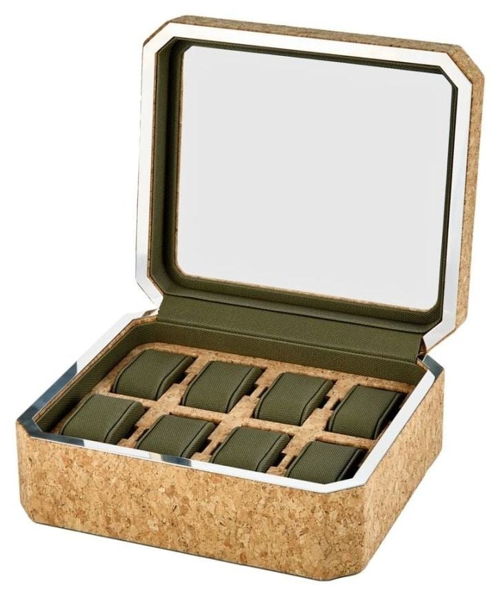 WOLF 668561 Cortica Hand Made 8 Piece Watch Box Jewellery