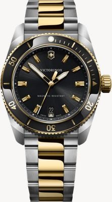 Victorinox Maverick Quartz (39mm) Black Dial / Two-Tone Stainless Steel Bracelet 242102