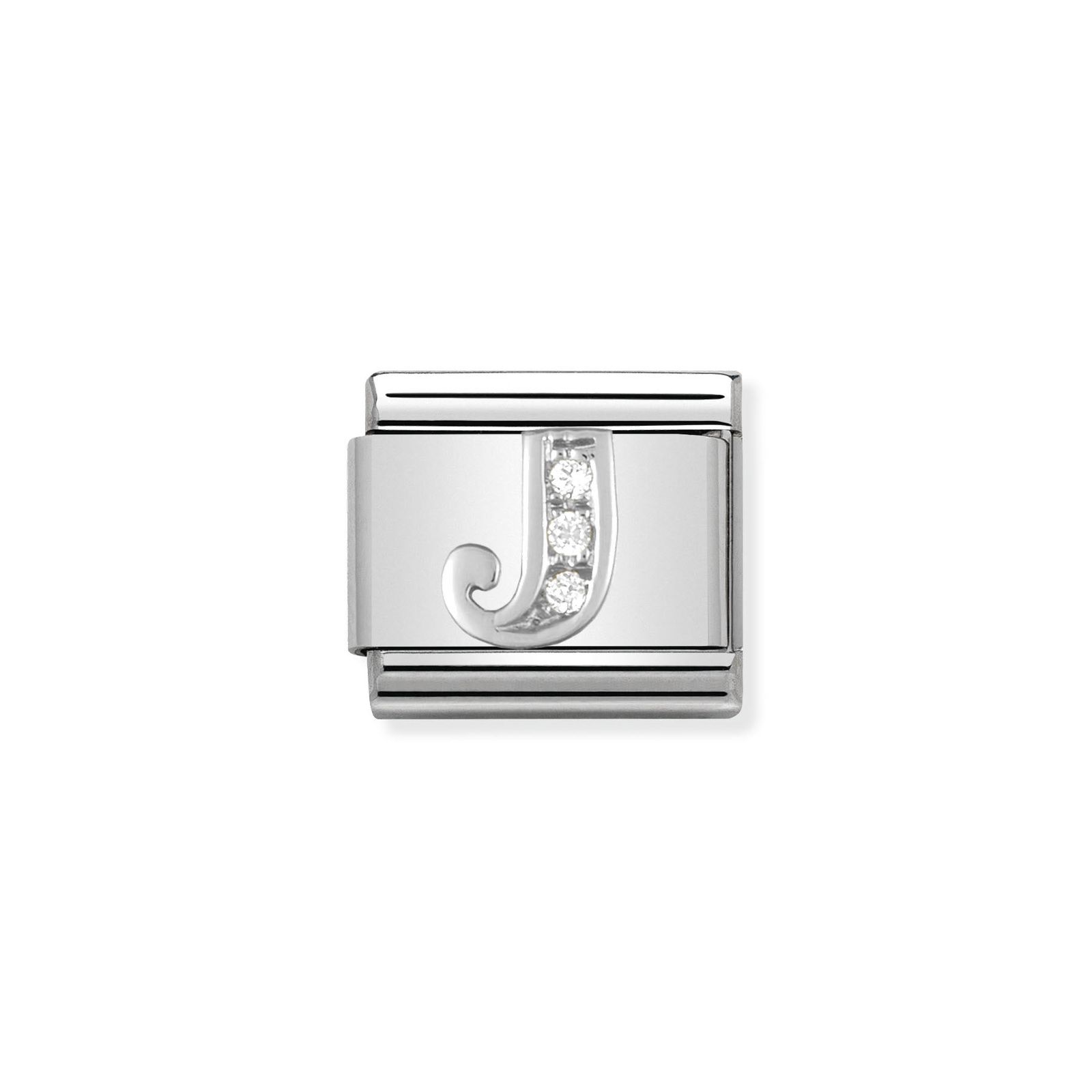 Nomination 330301/10 Classic Letter J Sterling Silver & Jewellery