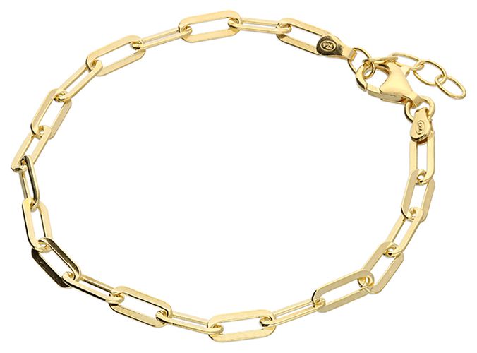 CME Leicester Limited H3841/Y Gold Plated Paperclip Bracelet Jewellery