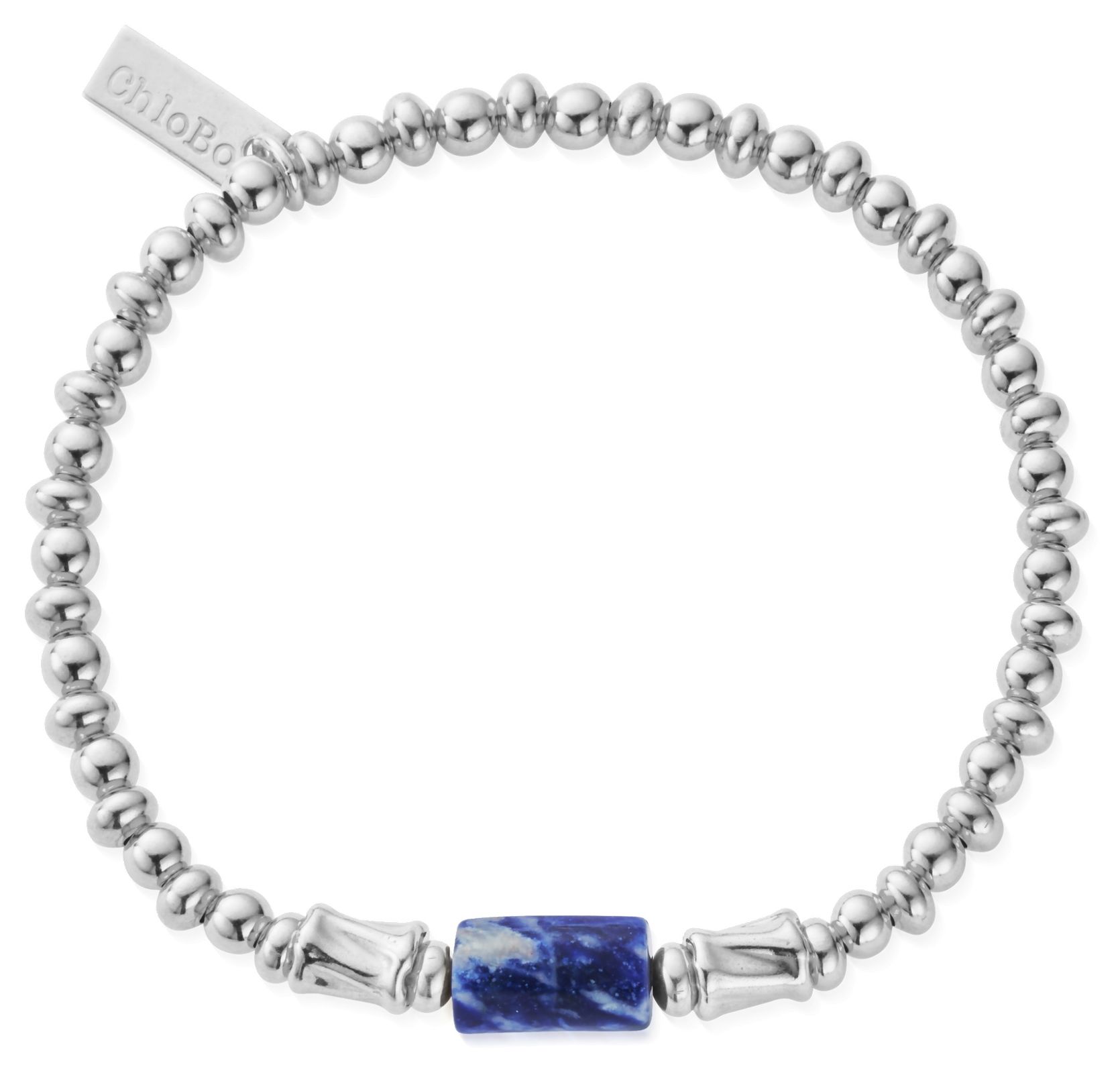 ChloBo SBSSS Guidance Spirit Stone Bracelet - Sodalite - 925 Jewellery