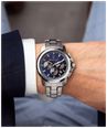 Maserati Mens SUCCESSO 42MM Chronograph Blue and Gun Metal Dial R8873621051 - alternate view 4