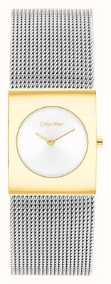 Calvin Klein CK Pulse (21mm) Silver Dial / Stainless Steel Mesh Bracelet 25100139