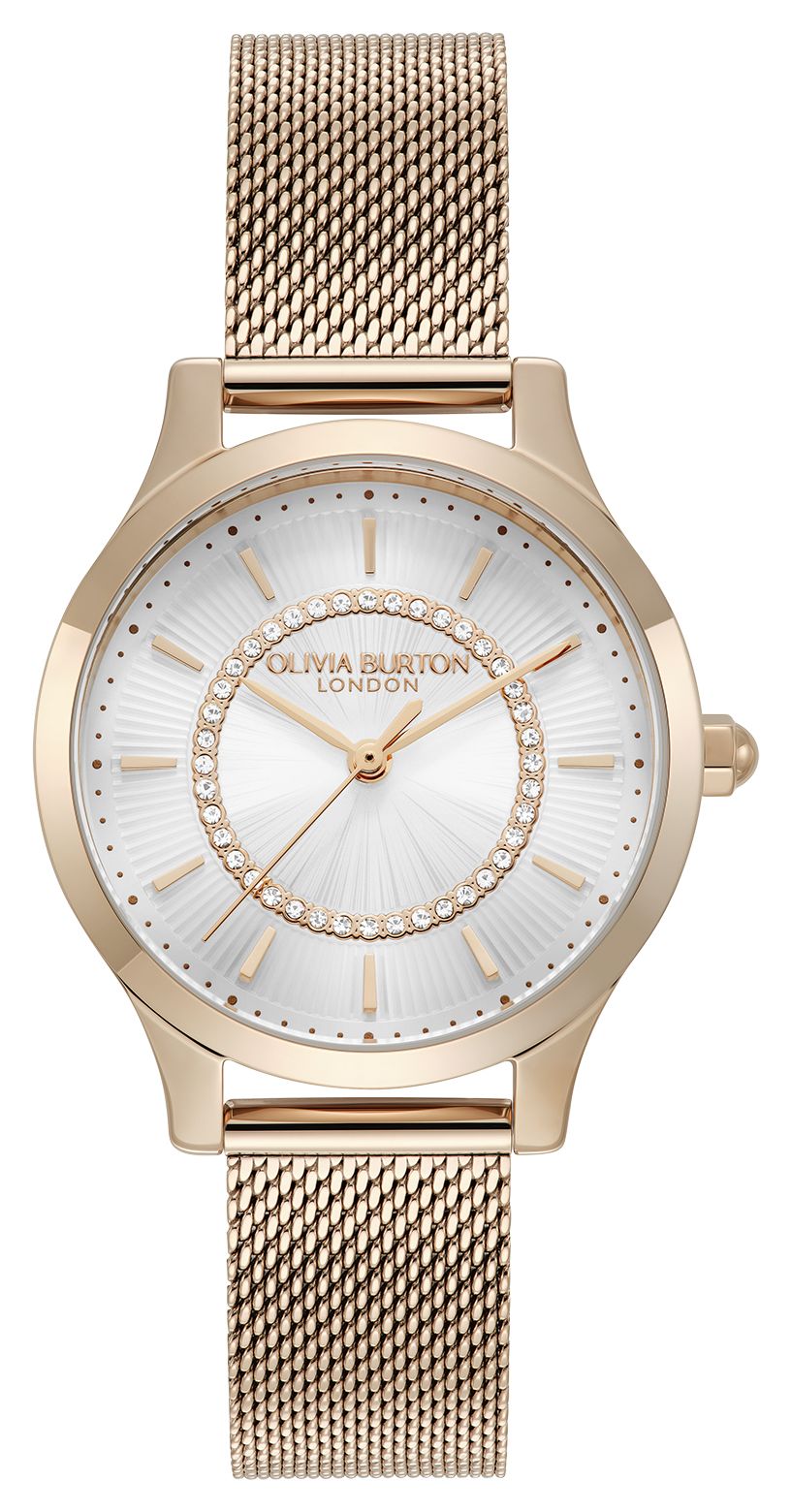 Olivia Burton 24000213 Wonderlust (30mm) Silver-White Sunray Watch