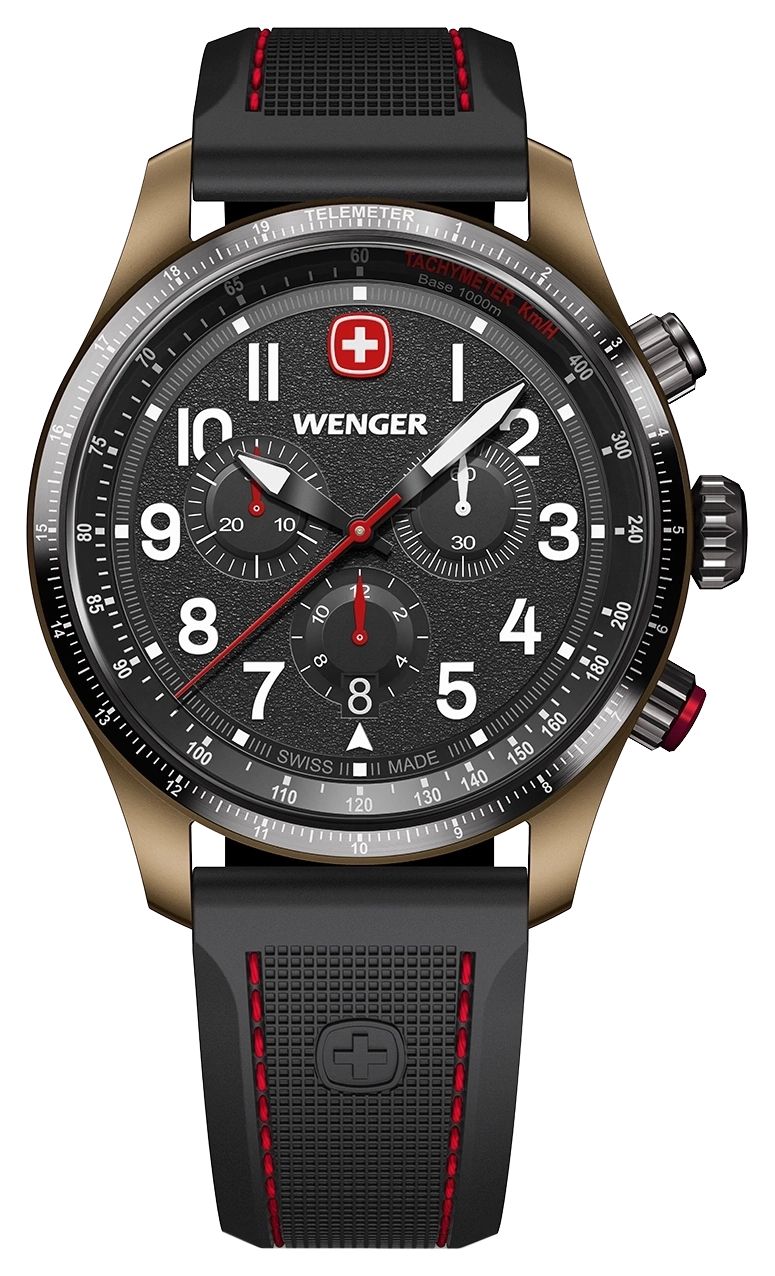 Wenger 01.0543.113 Terragraph Bronze Quartz Chronograph ( Watch