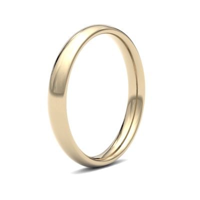 James Moore Wedding Ring  | 3mm | Medium | Size Traditional Court | AG_3LMC-9Y AG_3LMC-9Y