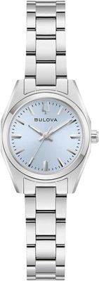 Bulova Surveyor (23mm) Light Blue Dial / Stainless Steel Bracelet 96L345