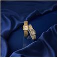Tommy Hilfiger Ladies Abby Two Tone Square Silver Dial Bracelet Watch 1782922 - alternate view 3