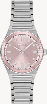 BOSS Candor Sport (32mm) Pink Dial / Stainless Steel Bracelet 1502788