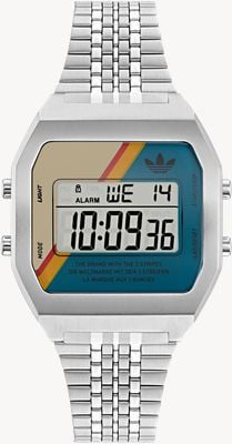 Adidas DIGITAL TWO (36mm) Multi-Coloured Digital Dial / Stainless Steel AOST23556