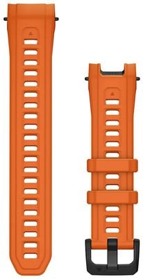 Garmin 22mm Ember Orange Silicone Watch Band (Instinct 3 – 45mm) 010-13395-01