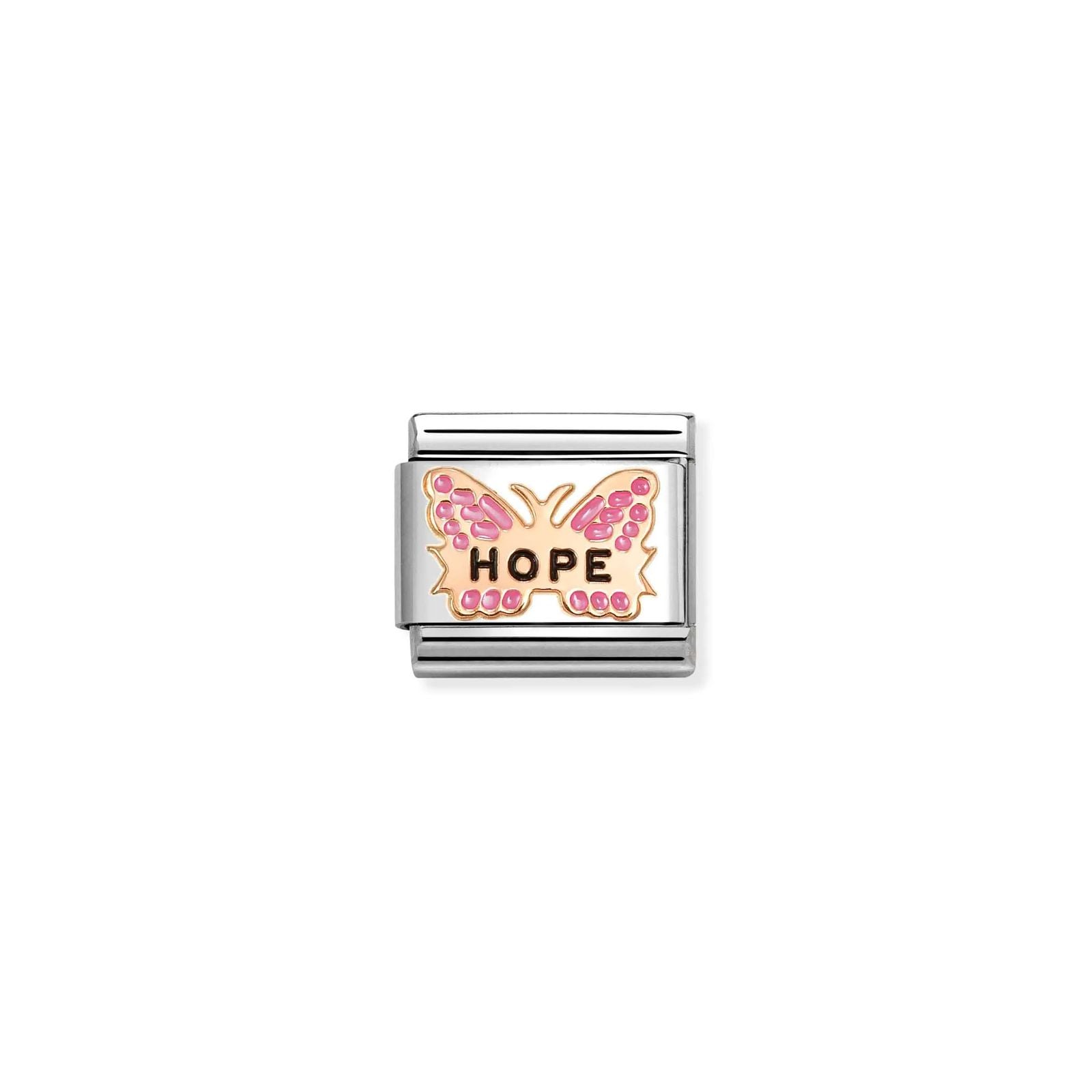 Nomination 430202/50 Classic Hope Butterfly 9ct Rose Gold Jewellery