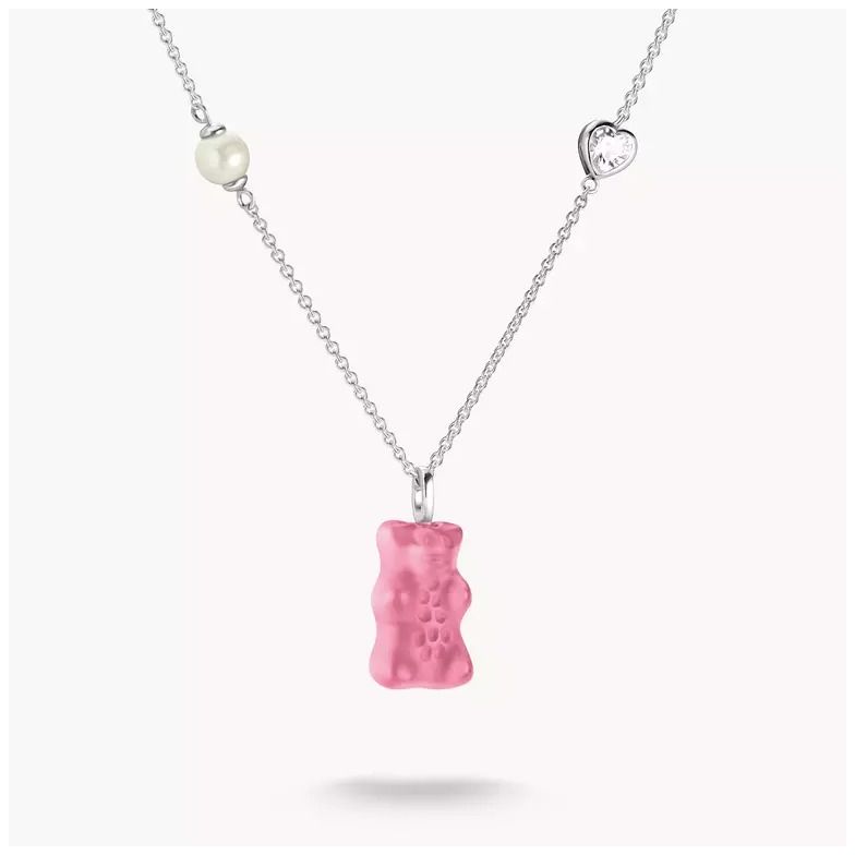 Thomas Sabo KE2206-052-9-L45V Silver Necklace Pink HARIBO Jewellery
