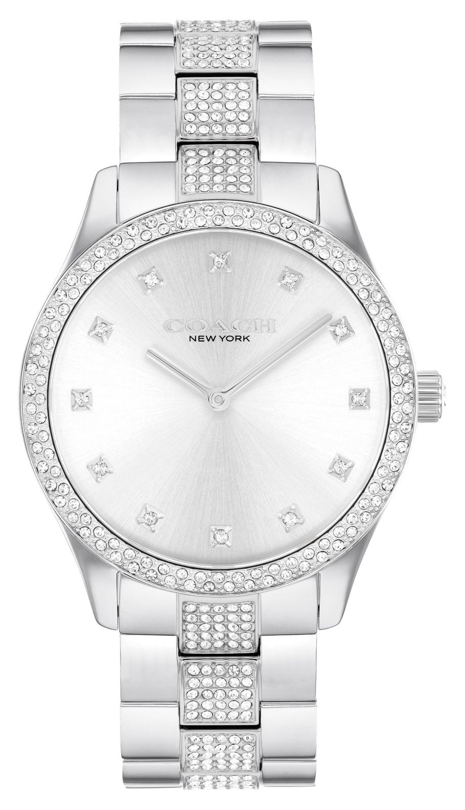 Coach 14400033-PREOWNED Pre-owned Brooks (38mm) Silver Dial Watch