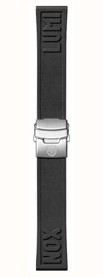 Luminox Genuine Rubber Cut-to-Fit Strap - Black - 22mm - Steel Buckle (STRAP ONLY) FPX.2405.20Q.K