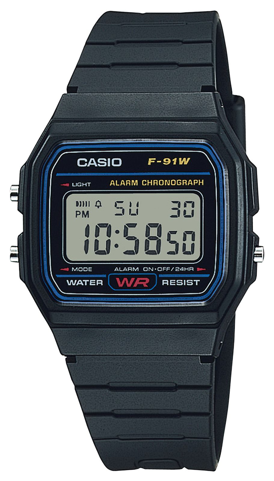 Casio F-91W-1XY F-91W-1YER F-91W Alarm Chronograph (35.2mm) Watch