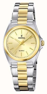 Festina Women's | Gold Dial | Two Tone Bracelet F20556/3