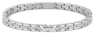 Lacoste Metropole Stainless Steel Bracelet With Crystals 2040670