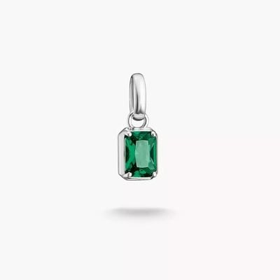 Thomas Sabo Silver Charm Pendant Birthstone May Connect CC1333-699-6