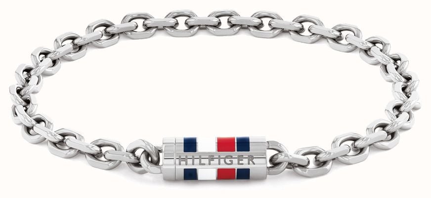 Tommy Hilfiger Men's Bruce Chain Bracelet Silver 2790652