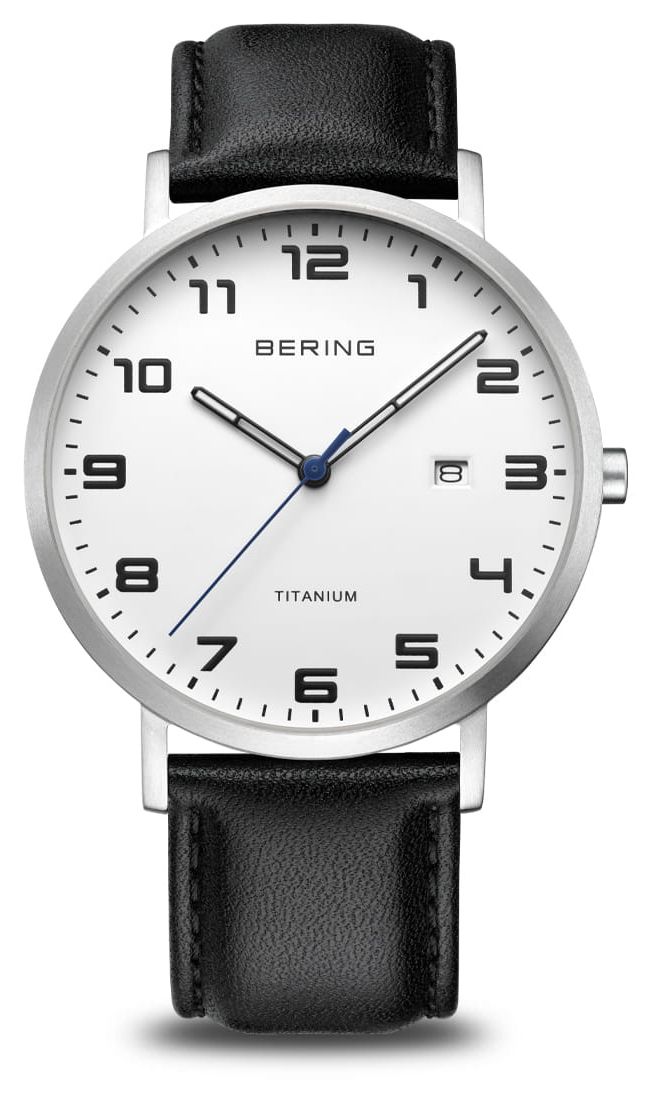 Bering 18640-404 Titanium | White Dial With Date Window | Watch