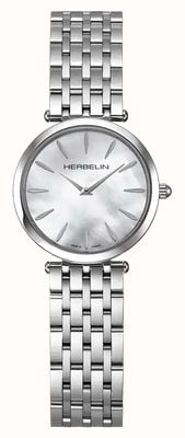Herbelin Epsilon Quartz (28mm) Mother-of-Pearl Dial / Stainless Steel Bracelet 17116B19