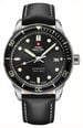 Swiss Military by Chrono Automatic Black Dial Black Leather 200M Dive Watch SMA34106.05
