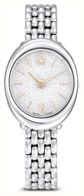 Swarovski Imber Oval (30mm) Silver Crystalline Dial / Stainless Steel Bracelet 5717590