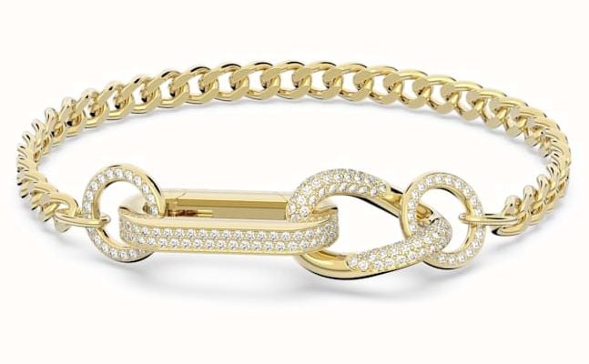 Swarovski Dextera Gold-Tone Mixed Links Bracelet 5636740