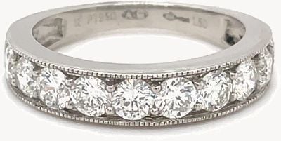 18k W/gold Diamond 1/2 ET 1.50ct Ring JM5450