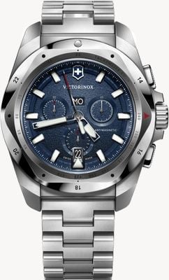 Victorinox I.N.O.X. Chrono (43mm) Blue Dial / Stainless Steel Bracelet 241985