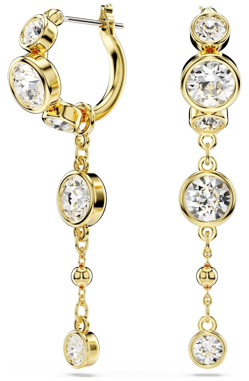 Swarovski 5680097 Imber Drop Earrings Round Cut White Jewellery