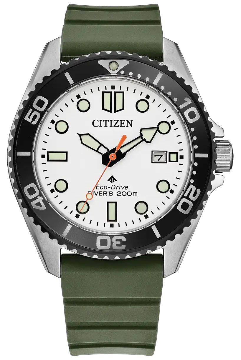 Citizen BN0265-00A Eco-Drive Promaster Diver (41mm) White Watch