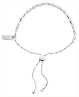 ChloBo TREASURES OF BALI Cherished Moments Adjustable Pearl Bracelet - 925 Sterling Silver SBARP