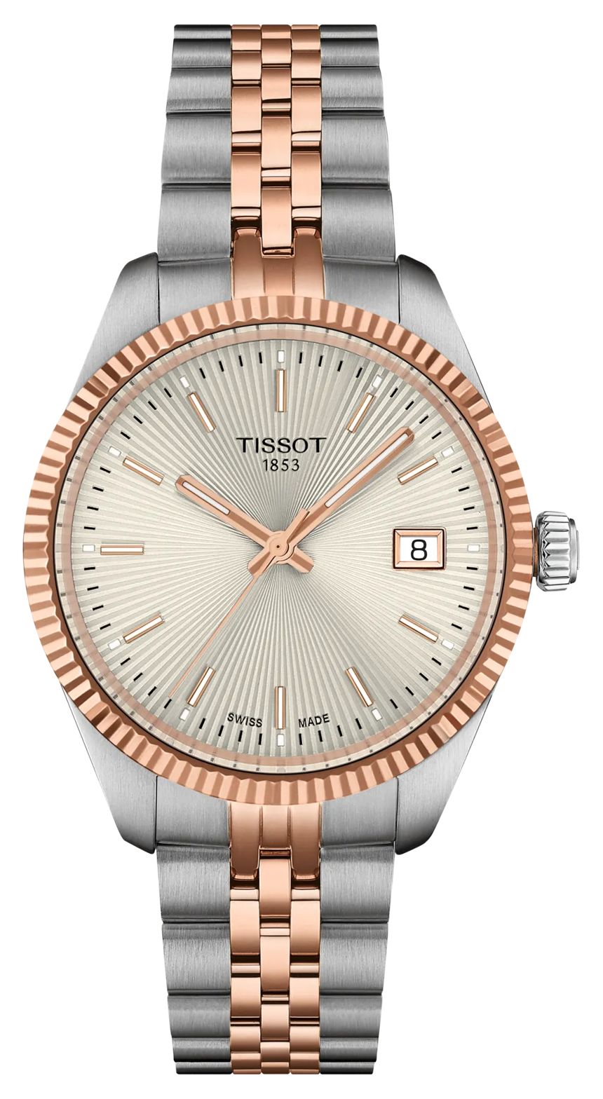 Tissot T1562102203101 Ballade Quartz (34mm) Silver Sunray Watch