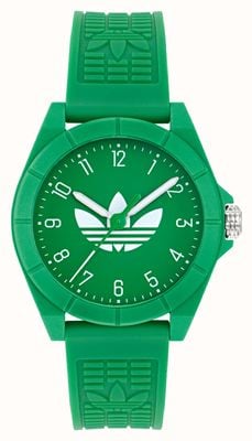 Adidas PROJECT FOUR (41mm) Green Dial / Green Resin Strap AOST24572