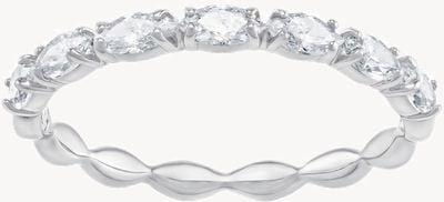 Swarovski Vittore Marquise | Rhodium Plated | White | Ring | 52 5366579