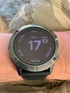 Customer picture of Garmin Fenix 6X Pro Sapphire | Carbon Grey DLC | Black Rubber Strap 010-02157-11