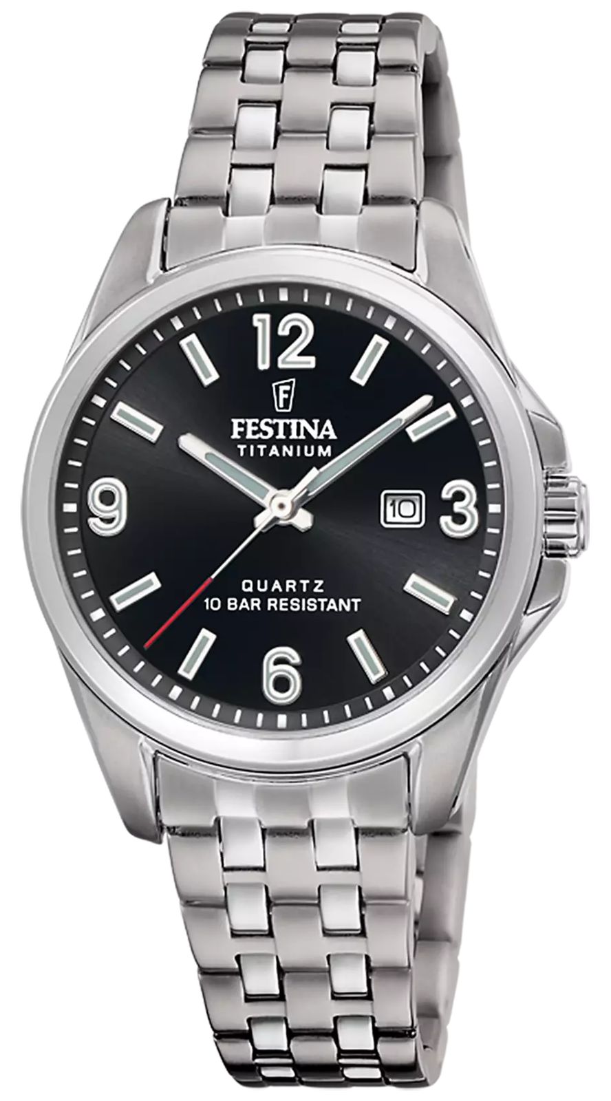 Festina F20697/3 Calendario Titanium (31mm) Black Dial / Watch