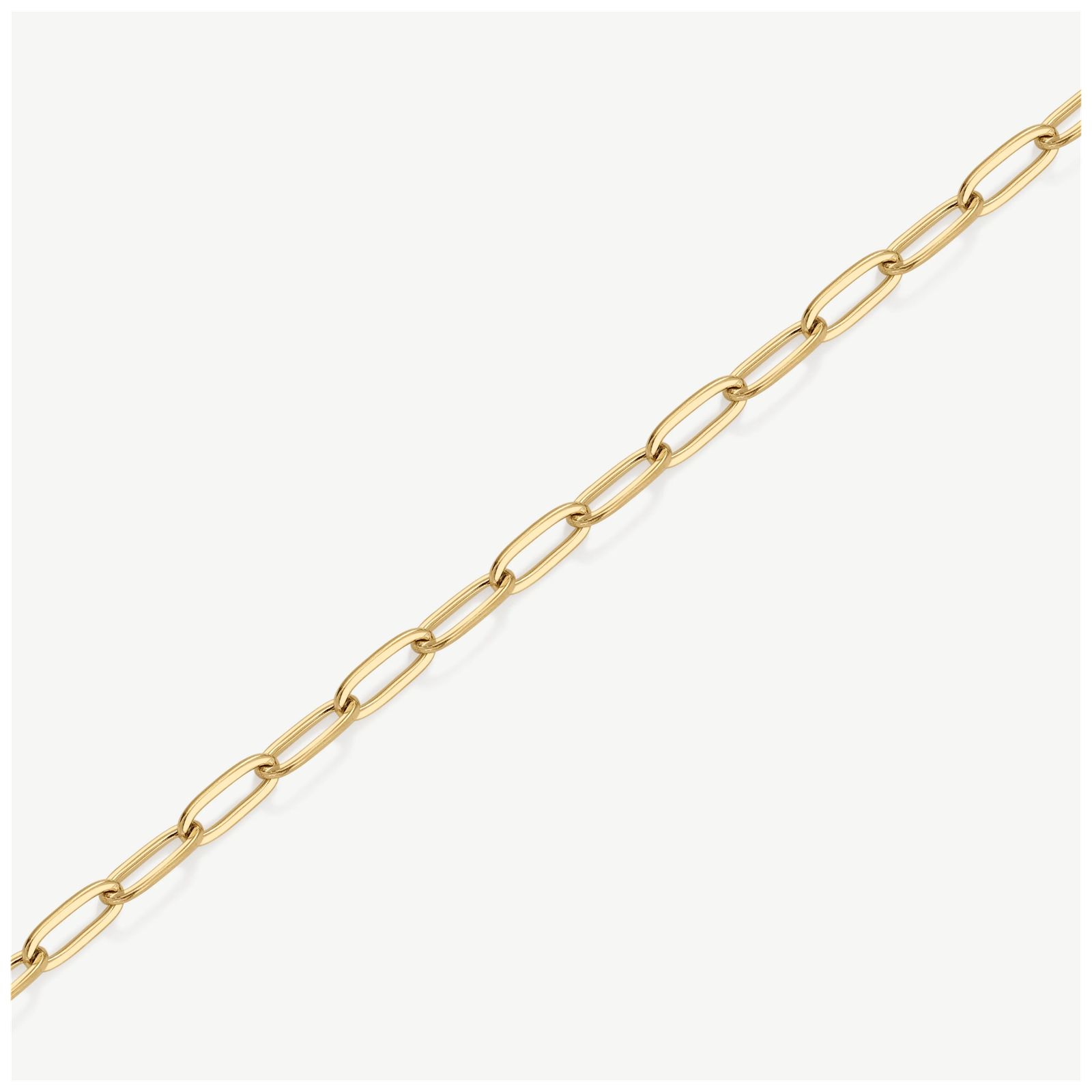 D.LOUISE GB-009 Gold Tone Stylish Paperclip Bracelet Jewellery