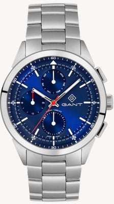 GANT Men's WEBSTER (42mm) Blue Dial / Stainless Steel Bracelet G188002