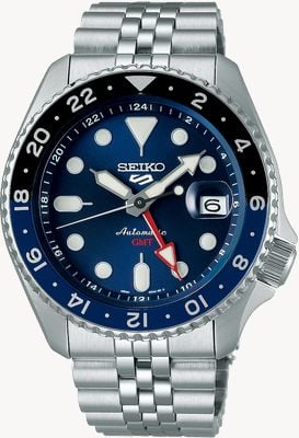 Seiko 5 Sports Style Automatic GMT 'Batman Blueberry' SKX Re-Interpretation SSK003K1