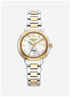 Roamer Women's Allegra (32mm) Mother-of-Pearl Dial / Two-Tone Stainless Steel Bracelet 977847 47 20 20