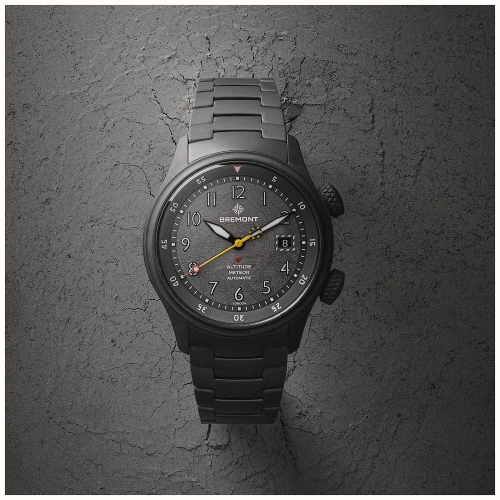 Bremont Altitude MB Meteor Stealth Grey Limited Edition (42mm) Meteorite Pattern Dial / Titanium Bracelet ALT42-MT-GRTI-GR-B - alternate view 8