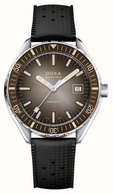 DOXA SUB 200 II Sharkhunter Vintage (44mm) Grey Gradient Dial / Black Vintage-Inspired Rubber Strap 795.10.101V.20